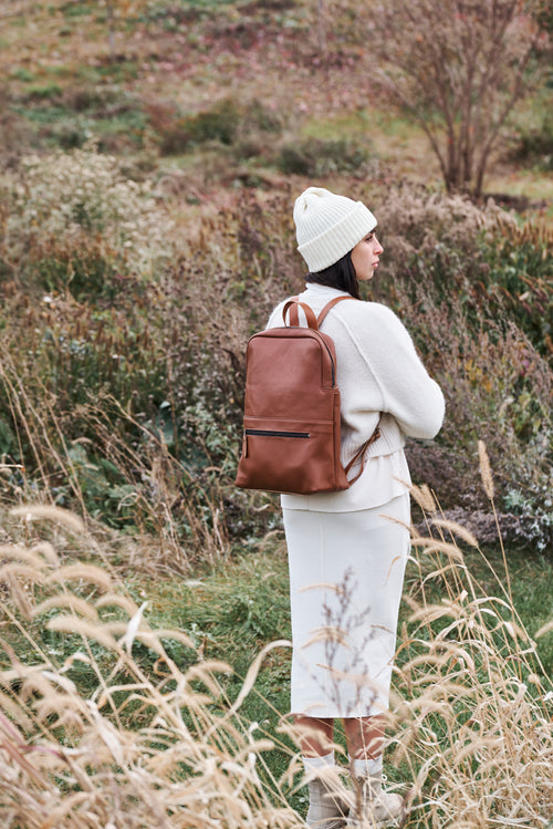 SAC À DOS EN CUIR SUMAC- MARIUS