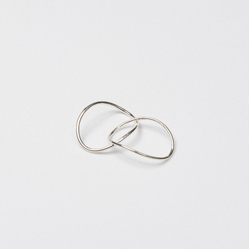 MALINES DOUBLE SILVER RINGS - THE AUNE