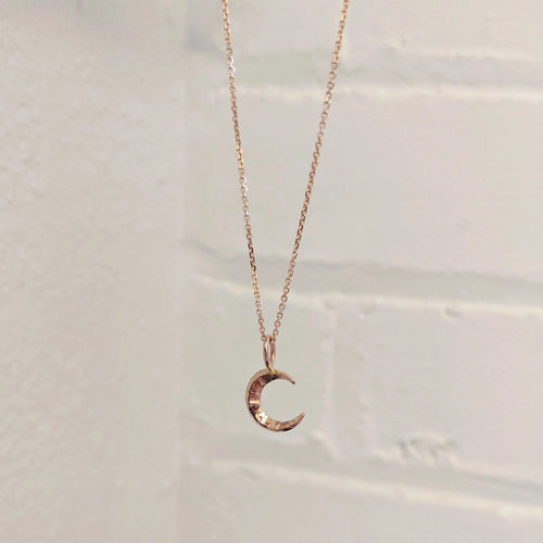 MOON NECKLACE - GOLD - VÉ JEWELRY