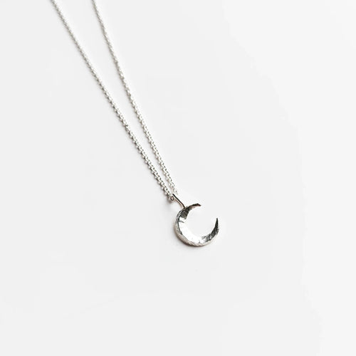 MOON NECKLACE - SILVER - VÉ JEWELRY