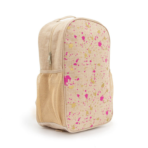 BACKPACK - PINK AND GOLD SPLASHES
