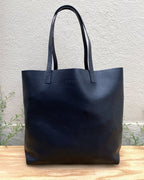 ALL-LEATHER TOTE BAG - SUMAC - CLAUDETTE