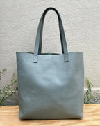 SAC CABAS EN CUIR LICHEN - ÉMILIE - CANTIN TRADITIONS