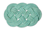 PAILLASON OVAL - TRESSES D'OCÉAN - CORDE DE HOMARD - ALL FOR KNOT