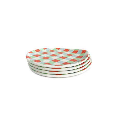 BAMBOO COASTER - GINGHAM