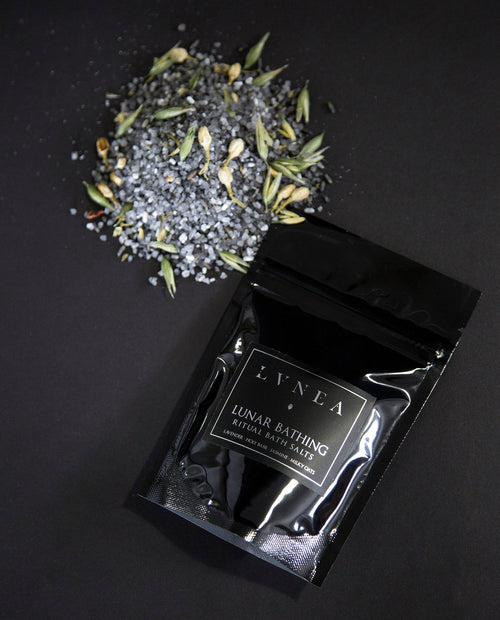 RITUAL BATH SALT - MOON BATH - JASMINE, BASIL, LAVENDER