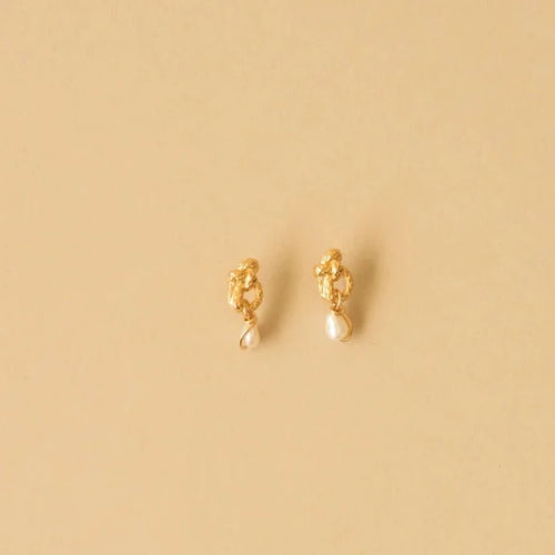 EARRING - SMALL BUOYS - GOLD - LA MANUFACTURE