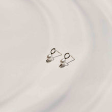 Load image into Gallery viewer, EMIE EARRINGS - SILVER AND PEARL