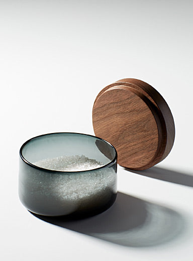 MAIN DE SEL VERRE SOUFFLÉ