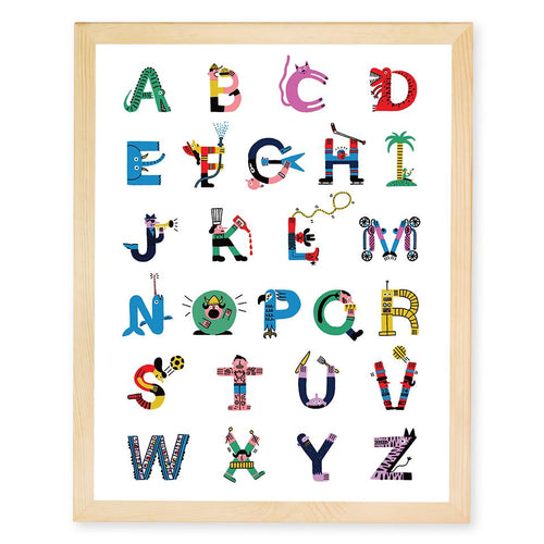 ALPHABET POSTER - PAPEROLE 