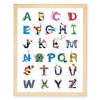 AFFICHE ALPHABET - PAPEROLE