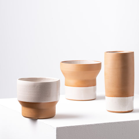 SMALL CACHE POT - OFF-WHITE