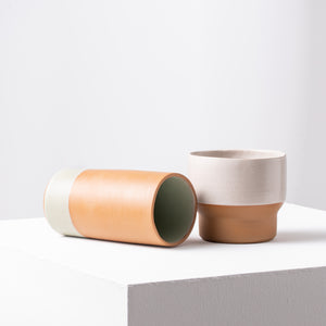 SMALL CACHE POT - OFF-WHITE
