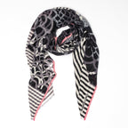 CELESTIAL SCARF - BLACK AND GRAY