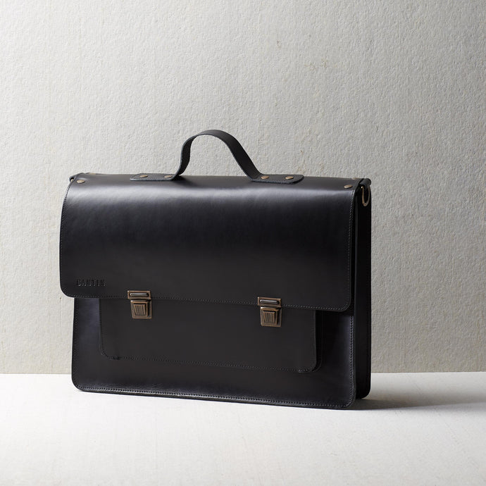 REGINALD BLACK LEATHER