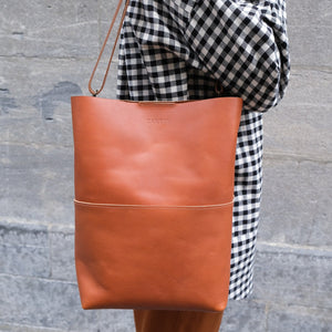 COGNAC LEATHER MICHELINE 