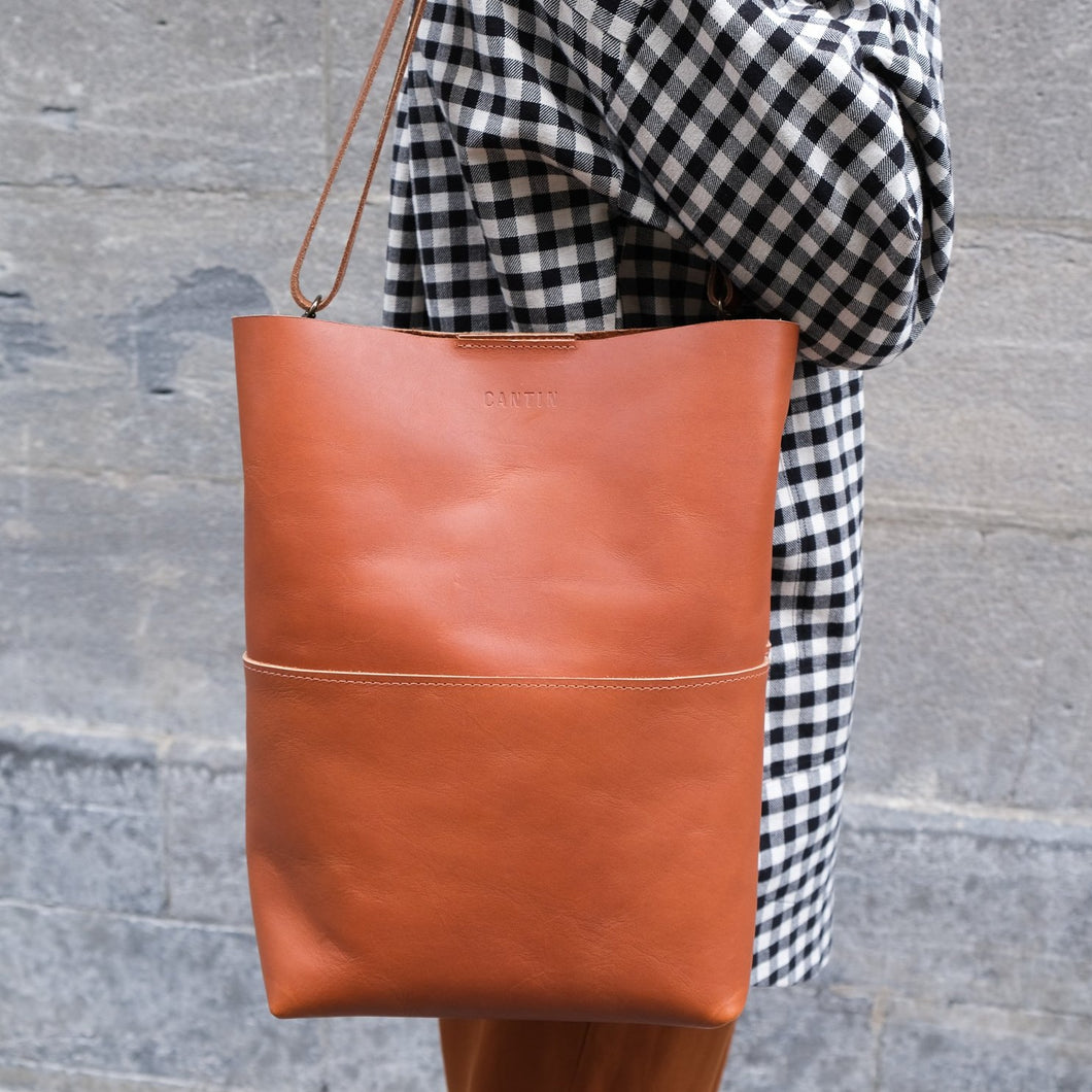 COGNAC LEATHER MICHELINE 