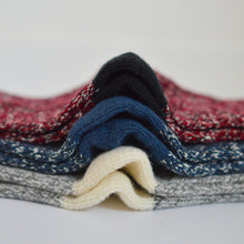 Load image into Gallery viewer, BURGUNDY CHALET &amp; MERINO SOCKS