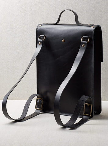 HENRI BLACK LEATHER