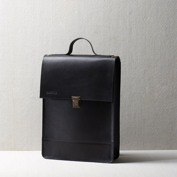 HENRI BLACK LEATHER