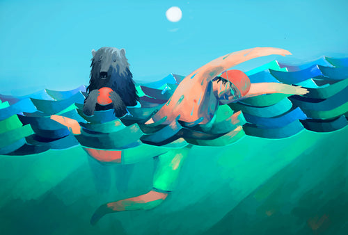 SWIMMING - ILLUSTRATION