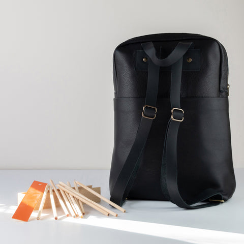MARIUS BLACK LEATHER