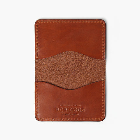 3 POCKET CARD HOLDER - BROWN