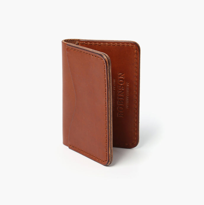 3 POCKET CARD HOLDER - BROWN