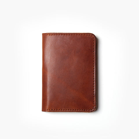 VERTICAL WALLET - BROWN
