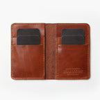 VERTICAL WALLET - BROWN