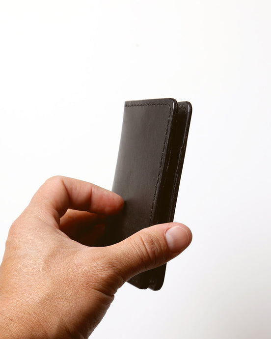 VERTICAL WALLET - BLACK