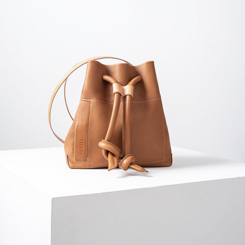 BALUCHON BAG IN CHAMOIS LEATHER - MICHELLE