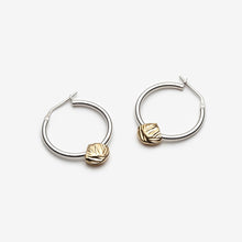 Load image into Gallery viewer, SIMONE EARRINGS - SILVER AND GOLD