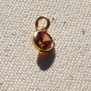 Topaz charm - Safran Collection