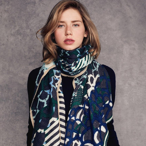 CELESTIAL SCARF - FOREST GREEN