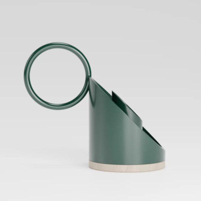 CANDLE HOLDER - GREEN
