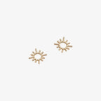 SUN EARRINGS - GOLD-PLATED - CAMILLETTE