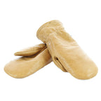 CHAMOIS LEATHER MITTENS - CITY MODEL