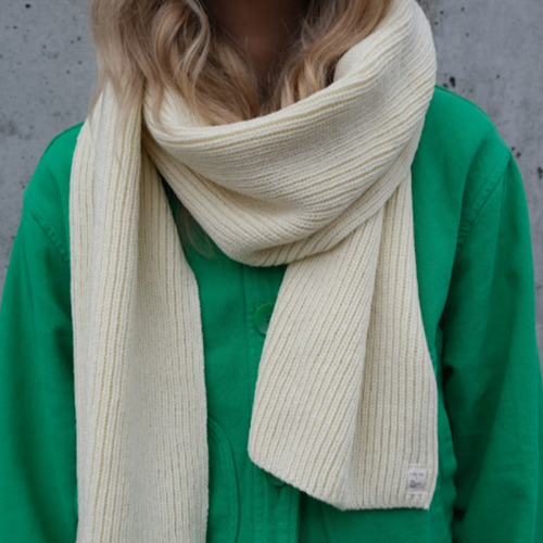 CREAM SCARF