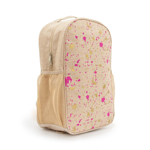 BACKPACK - PINK AND GOLD SPLASHES