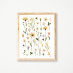 SOFT FLORAL HERBARIUM POSTER - JOANNIE HOULE 