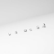 Load image into Gallery viewer, CONSTELLATION EARRINGS - VARIOUS SHAPES SILVER
