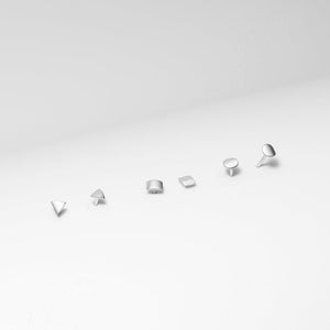 CONSTELLATION EARRINGS - VARIOUS SHAPES SILVER
