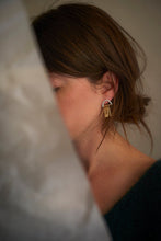 Load image into Gallery viewer, NINO EARRINGS - SILVER AND BRASS