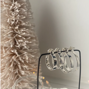 MINI-OCULUS EARRINGS - SILVER