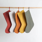 LINEN CHRISTMAS STOCKING - CONFETTI MILL