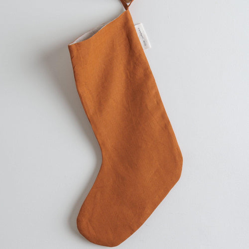 LINEN CHRISTMAS STOCKING - CONFETTI MILL