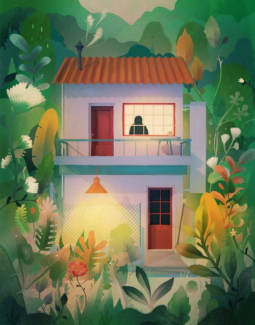 MAISON DANS LA JUNGLE - ILLUSTRATION