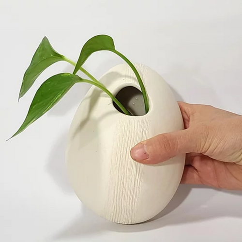 MINI NIDO WHITE - WALL VASE