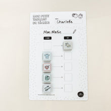 Charger l&#39;image dans la galerie, TABLEAU ROUTINE / TÂCHES - 5 ÉTAPES